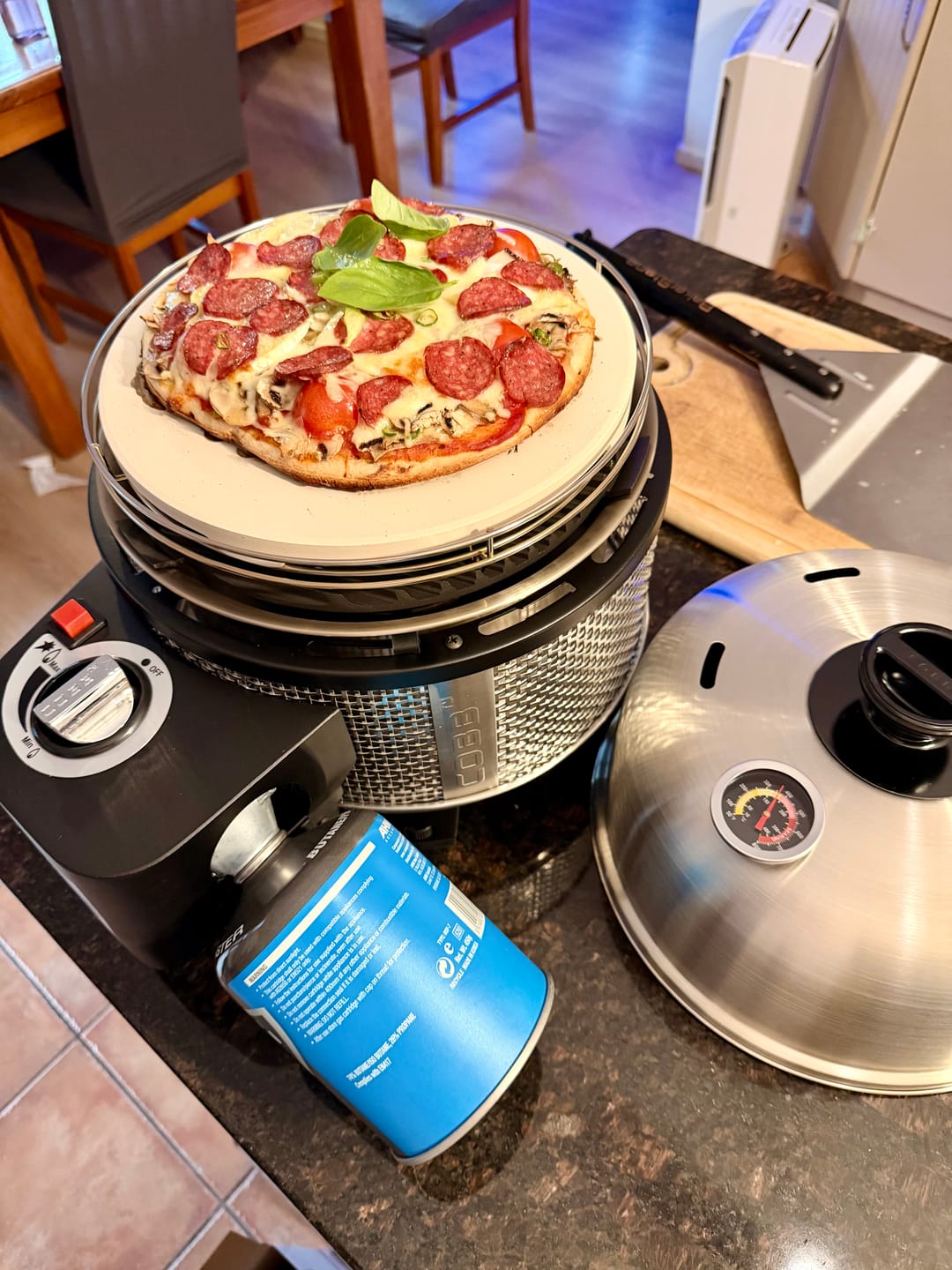 Customer photo review of COBB Grill Gas Bundle with Free Pizza Stone (Pre Order)