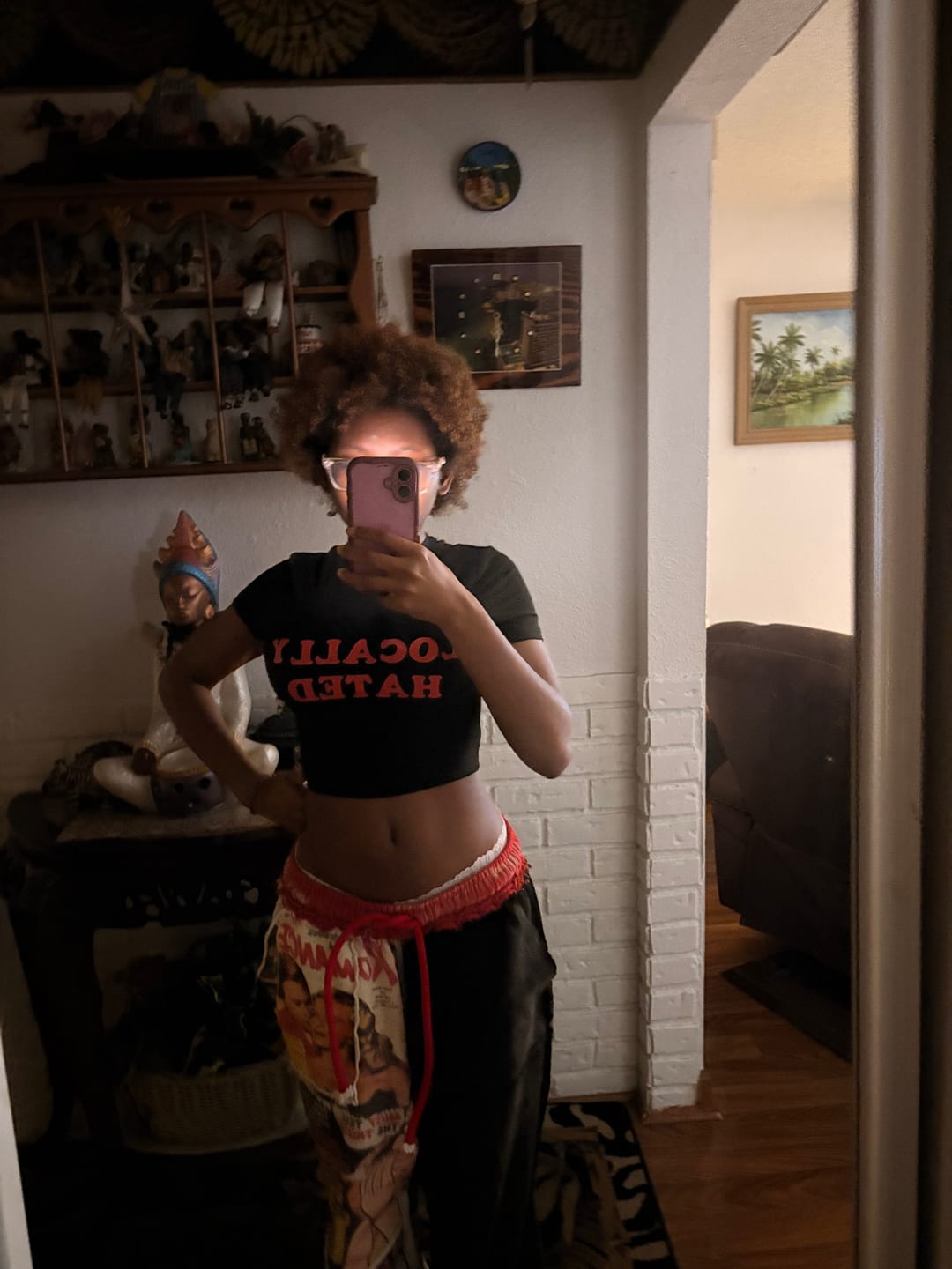 Customer photo review of BLACK WIDOW SWEATS