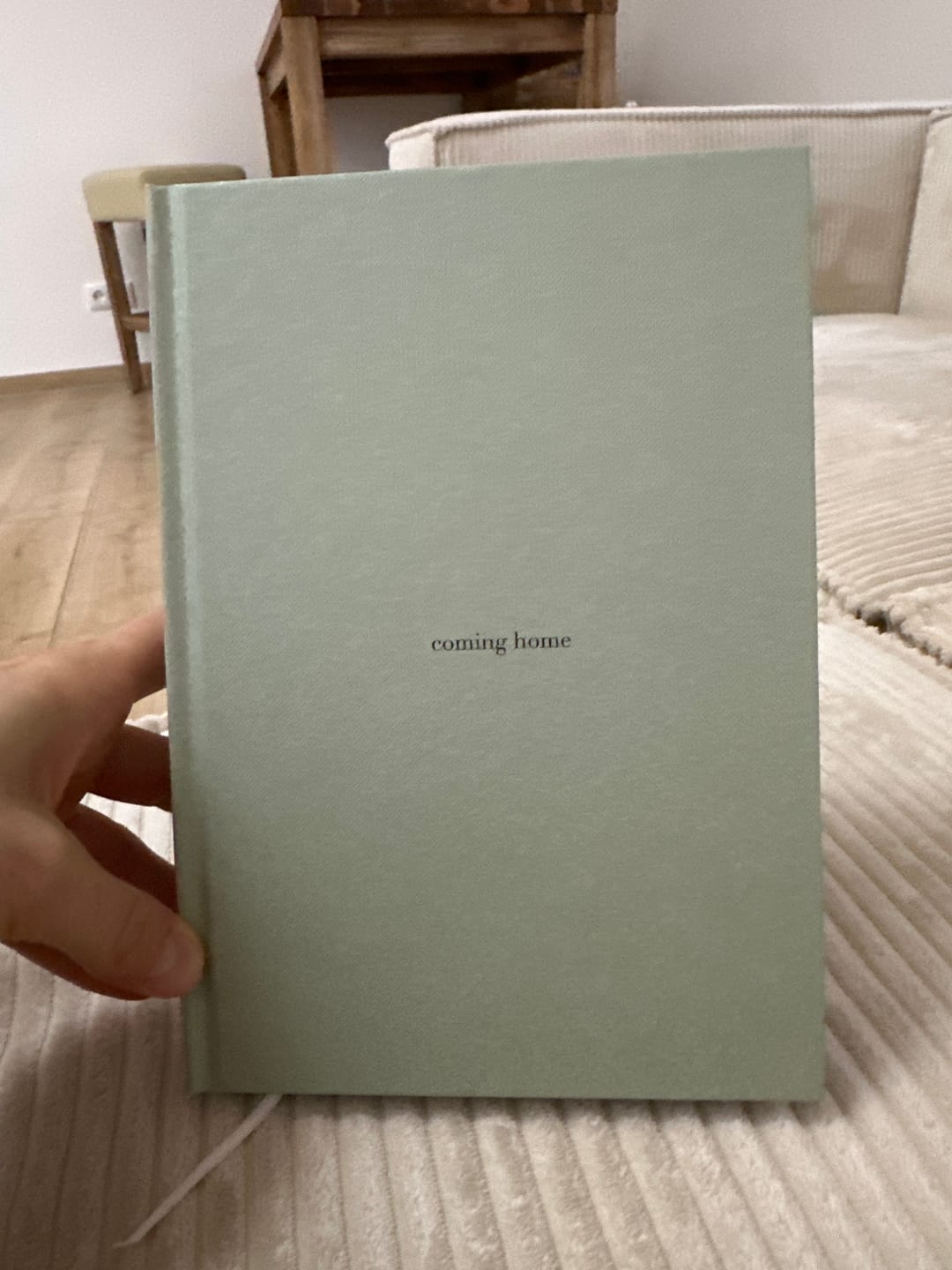 Customer photo review of "coming home" Journal