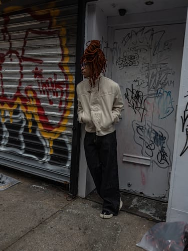 Customer photo review of Omirad Toggle-Closure Embroidered Jacket