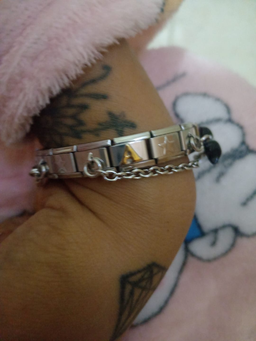 Customer photo review of Charm Letra A