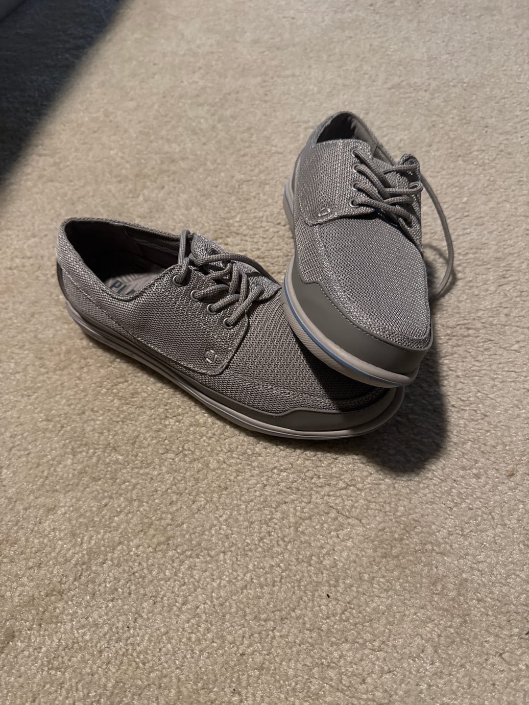 Customer photo review of Margaritaville Men's Gimme Beige/Blue Golf Shoe