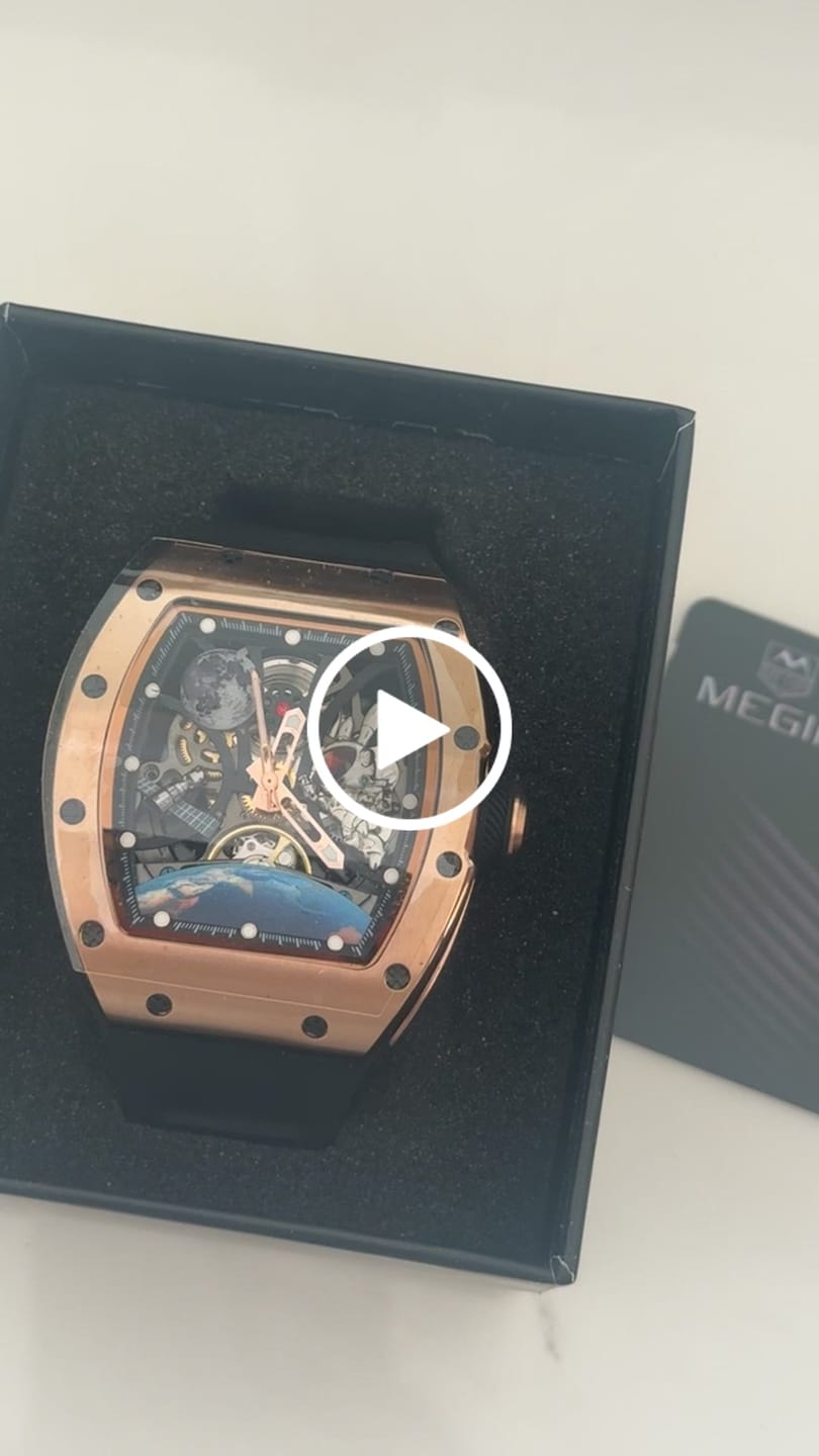 Customer video review of New Luxury Design - Astronaut Series  Mechanical Watch ZW01