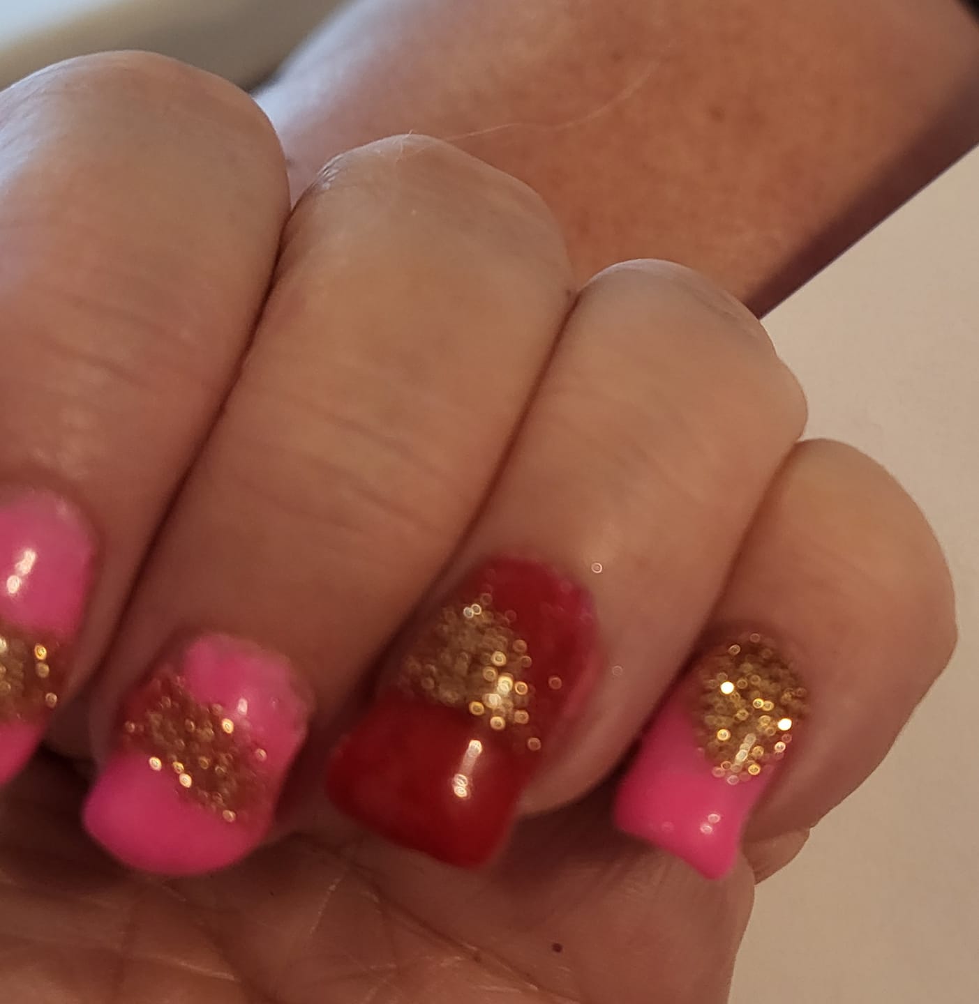 Customer photo review of After Party Dipping Powder