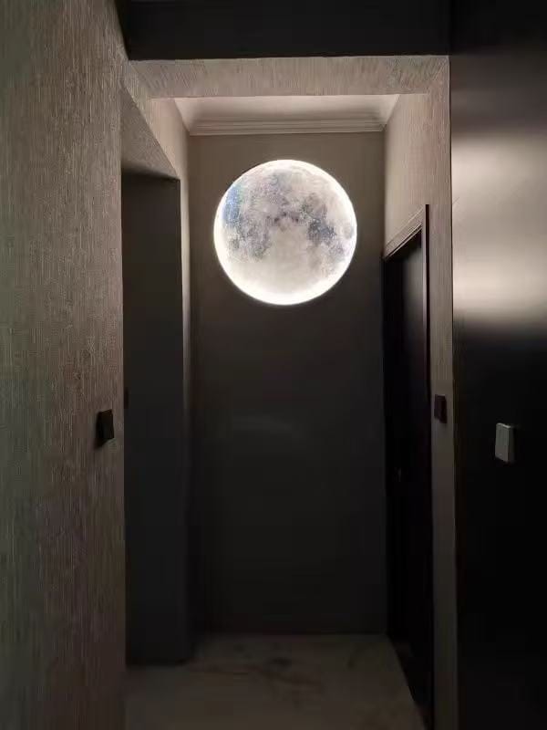 Customer photo review of WOMO Mond/Erde Runde Wandleuchte-WM6102