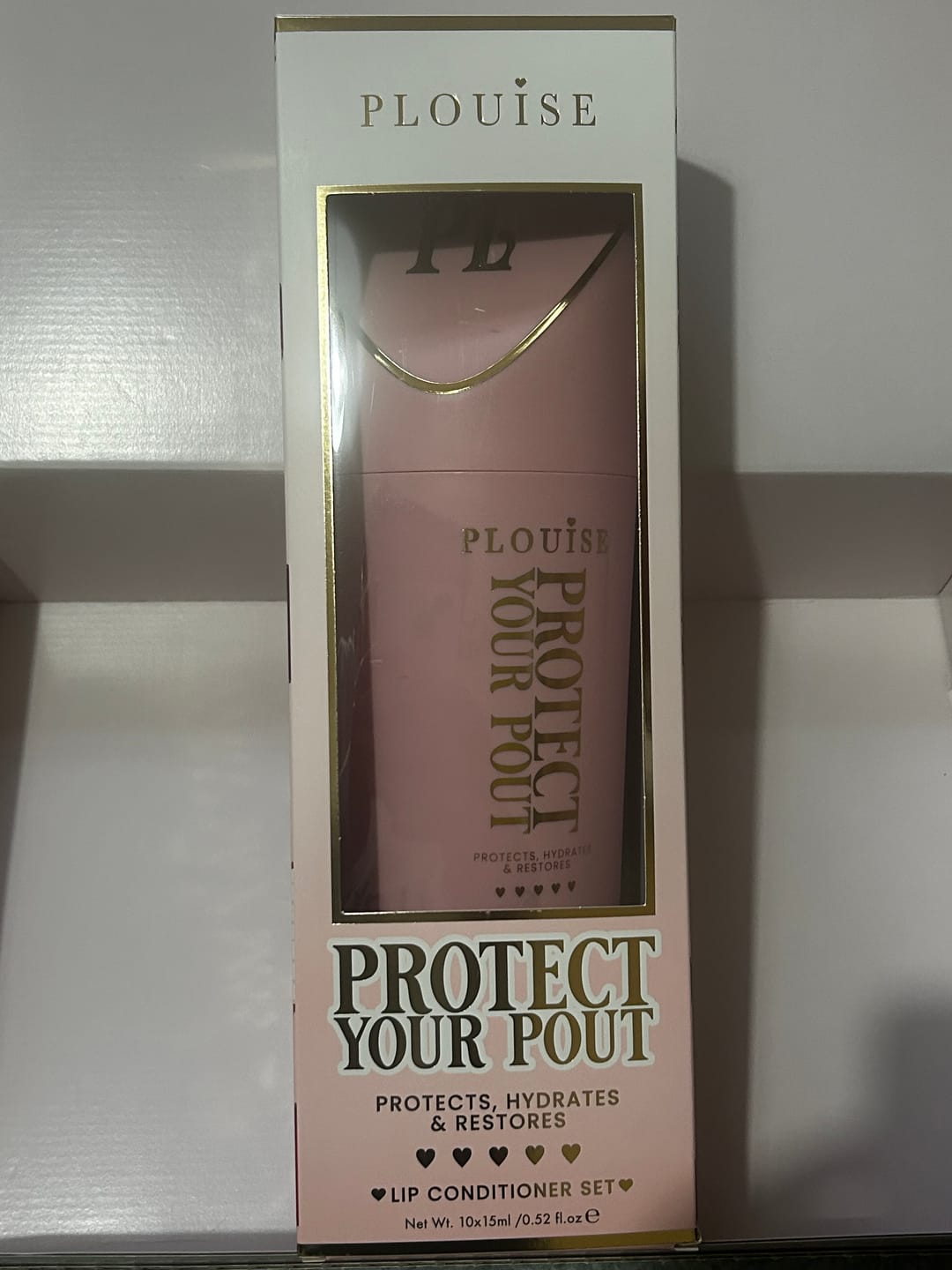 Customer photo review of Protect Your Pout Lip Conditioner XL Gift Set