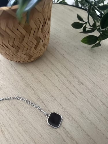 Customer photo review of Colar com Foto Secreta Personalizado