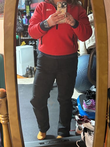 Customer photo review of Women's Fleece Lined High Rise Sitka Winter Pants