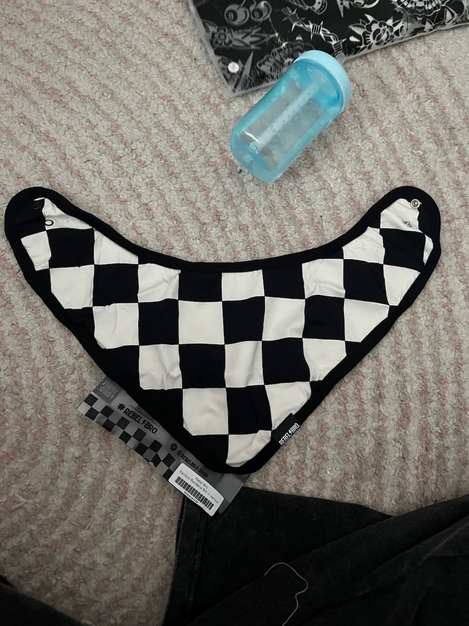 Customer photo review of Bamboo Bandana Bib in Venice