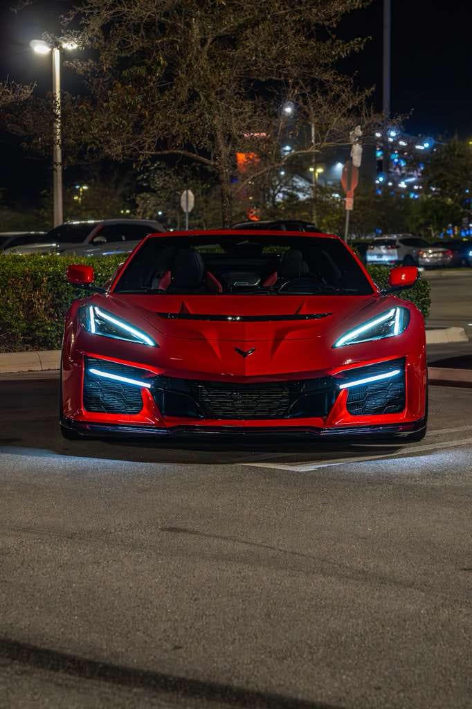 Customer photo review of Corvette C8 Z06 Models Sequential LED DRL Light Bar Bezel Insert