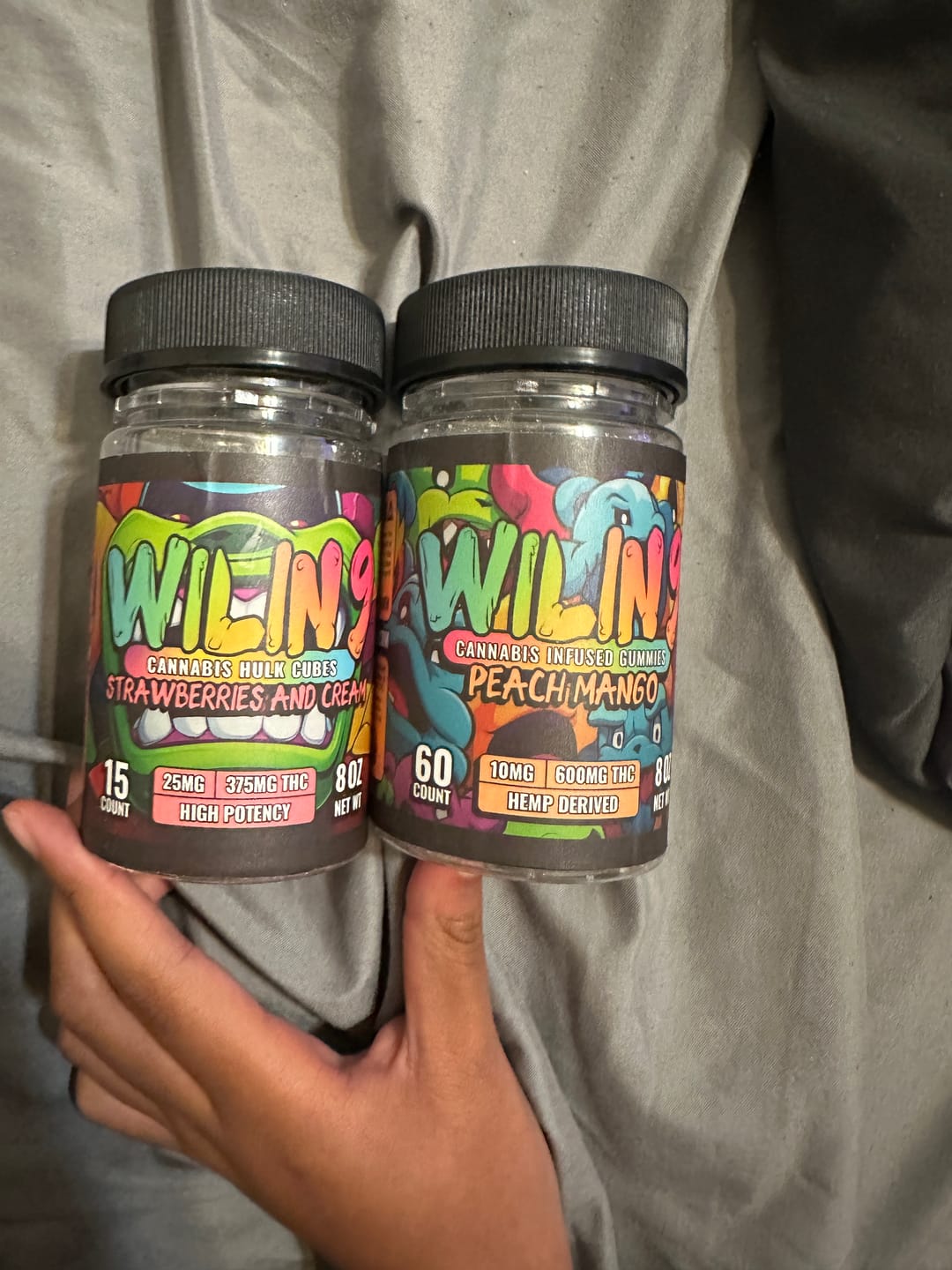 Customer photo review of 25mg THC Hulk Cubes (Extra Strength)