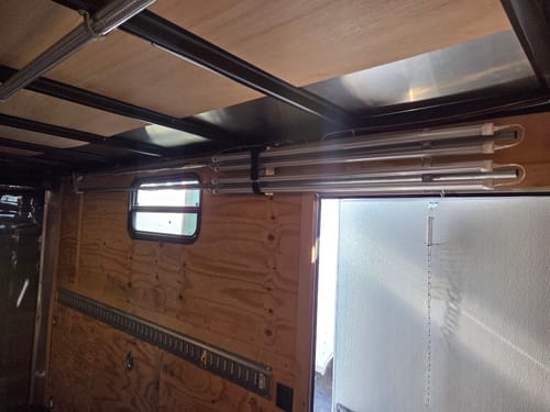 Customer photo review of Pit Light Storage Rack - 5 Foot Models