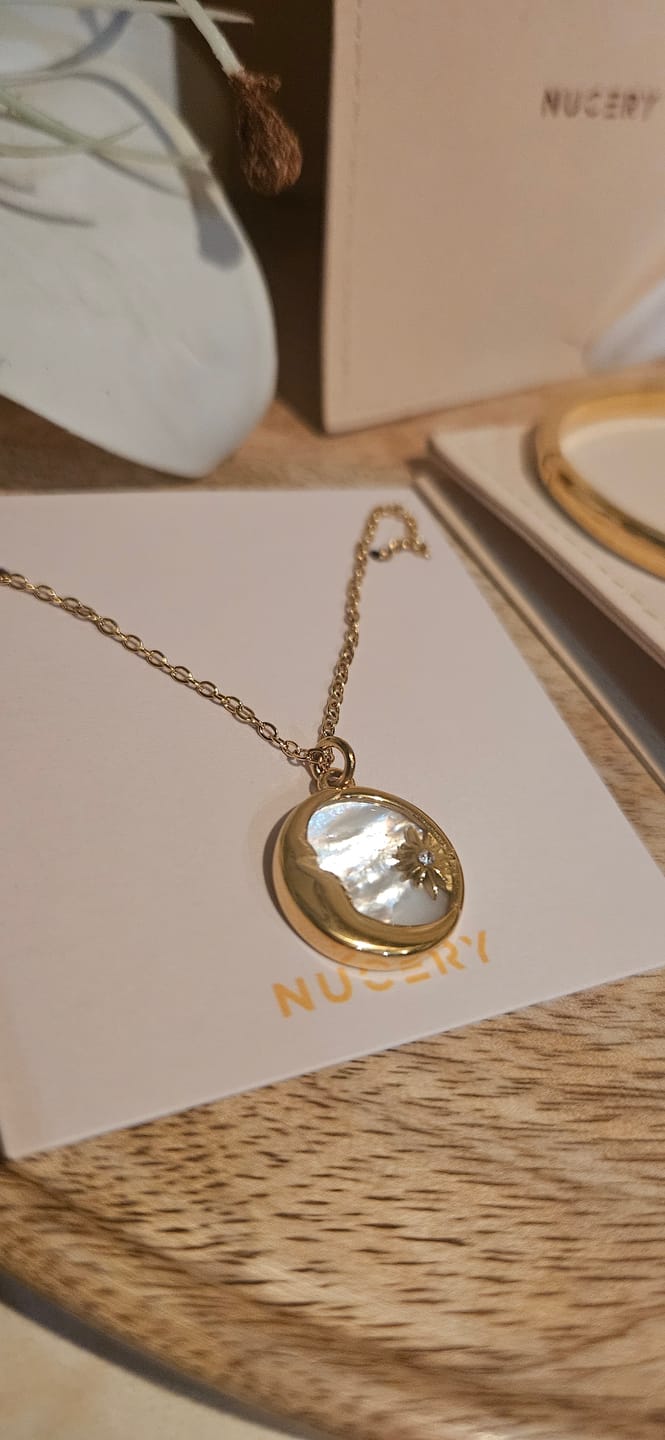 Customer photo review of Celeste Necklace