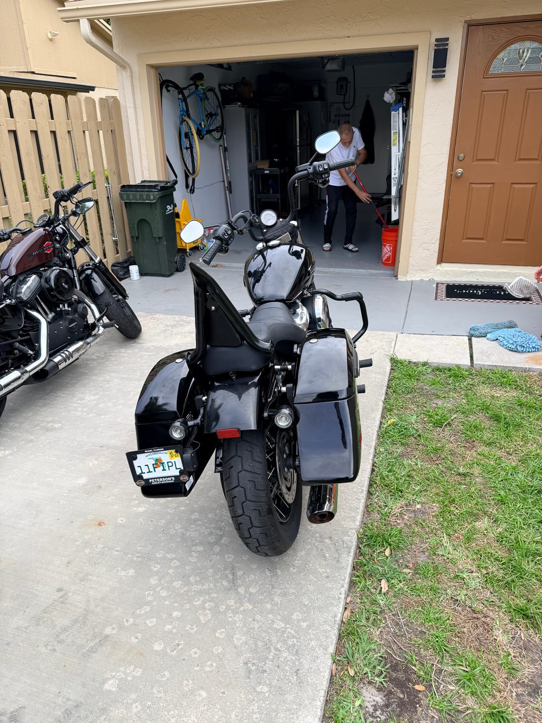 Customer photo review of Viking Turn Signal & License Plate Relocation/ Extension Kit For Harley Davidson Softail 2018+ Models
