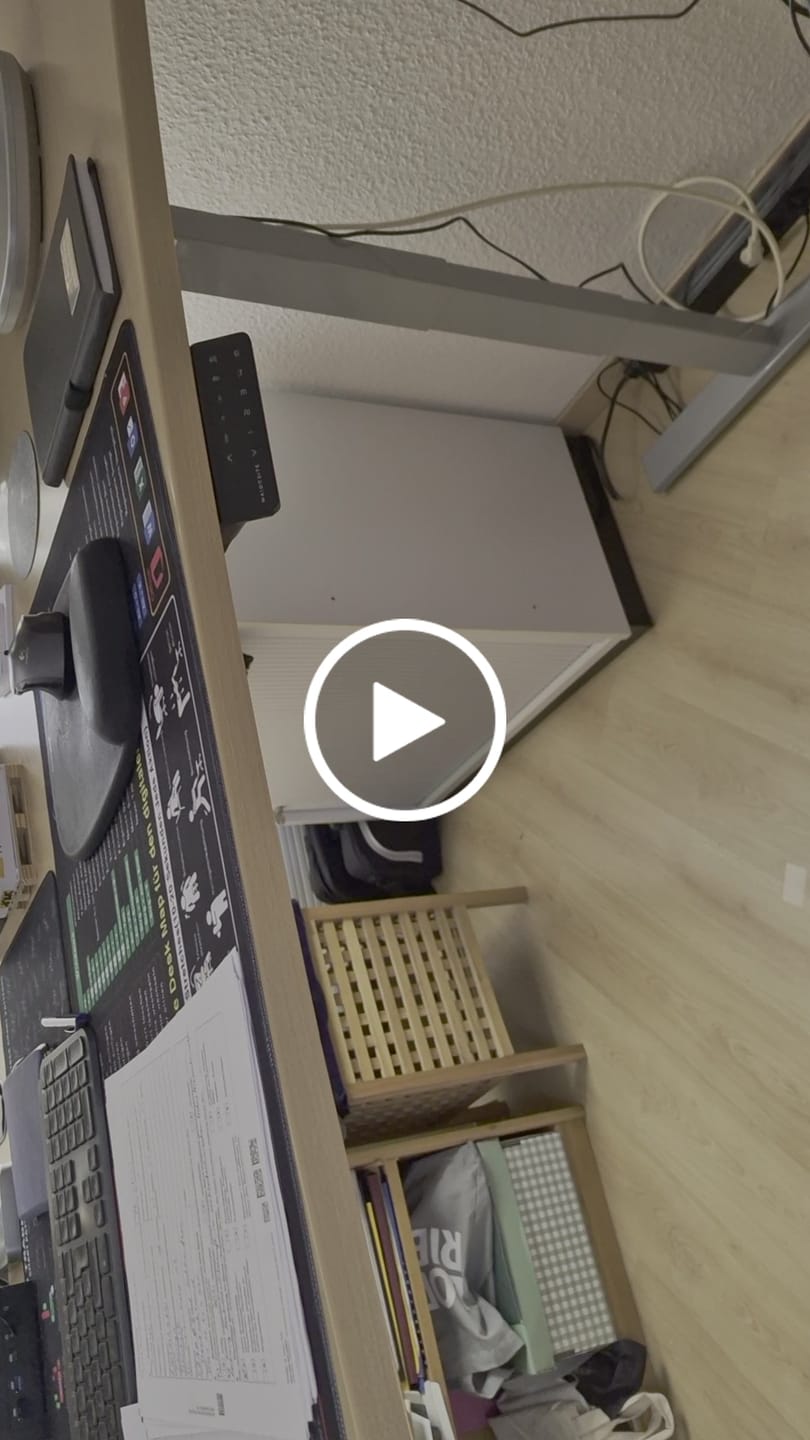 Customer video review of Maidesite T2 Pro Plus – Erweiterter Profi-Höhenverstellbarer Schreibtisch