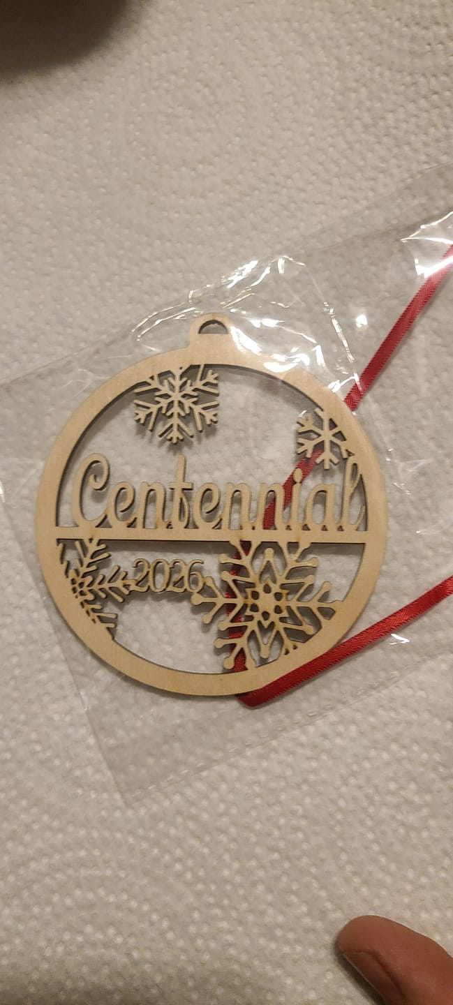 Customer photo review of Personalized Christmas Ornaments