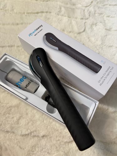 Customer photo review of Achedaway Mini Scraper：On-the-Go heated muscle scraping tool
