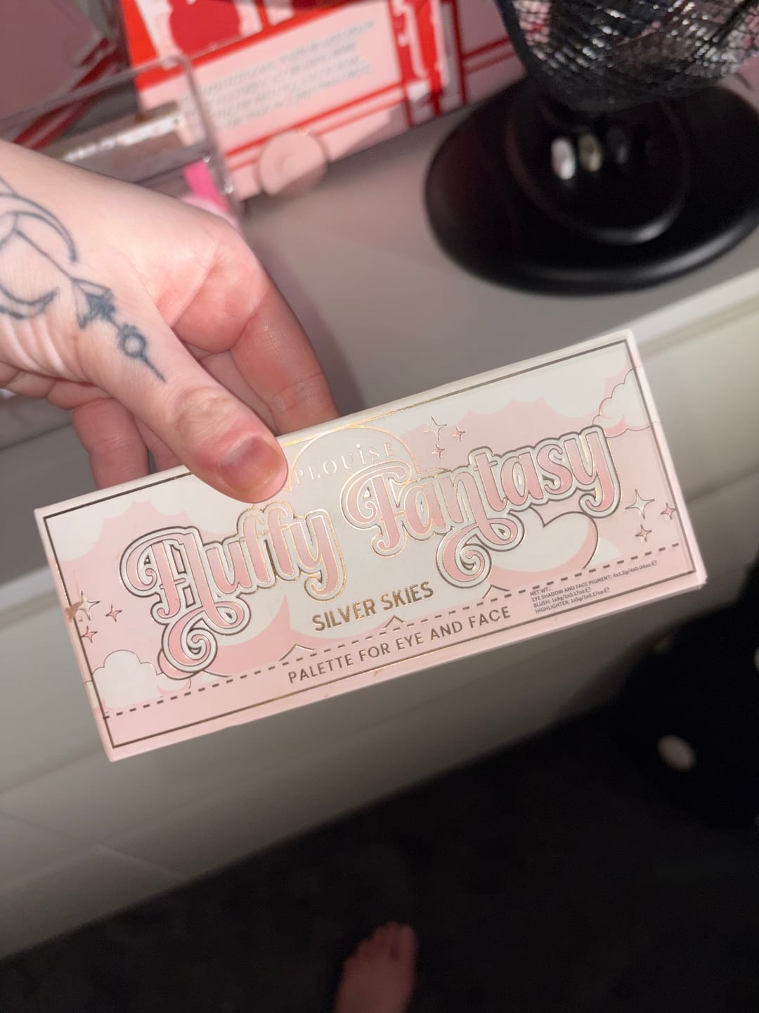 Customer photo review of P.Louise Fluffy Fantasy Mini Eye & Face Palettes