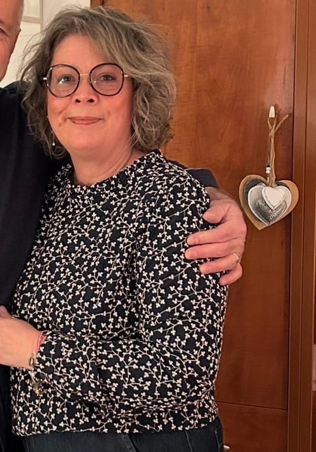 Customer photo review of Blouse  Fantine - Broderie marine/ivoire