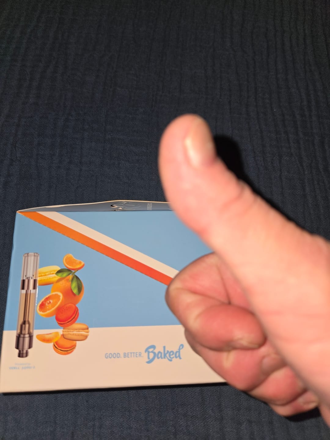 Customer photo review of 1 Gram HHC Vape Cartridge - Cherry Kush | Hybrid