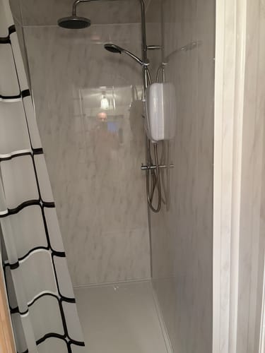 Customer photo review of Anti Slip 1200 x 900 Rectangle Stone Shower Tray