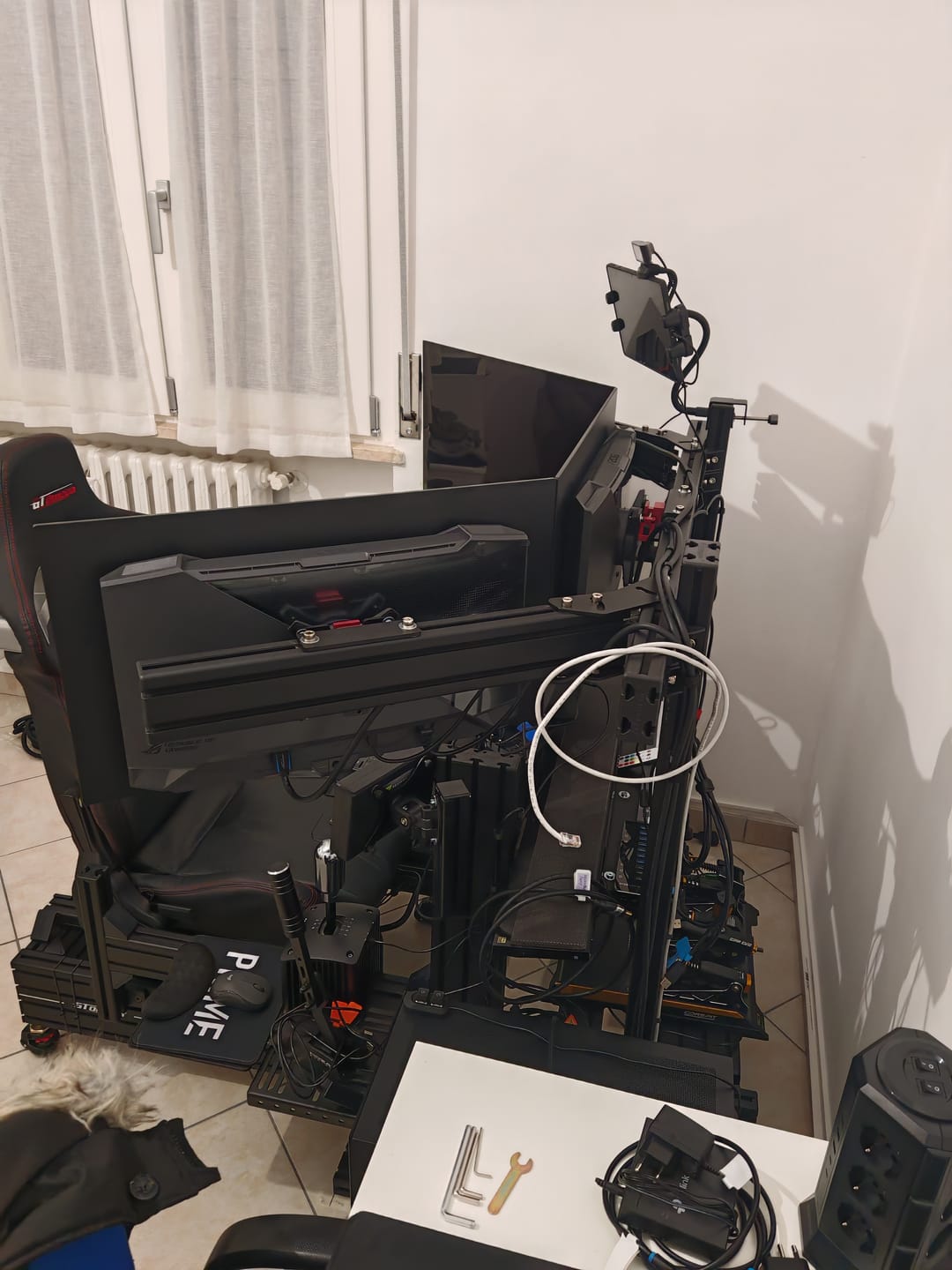 Customer photo review of Simulator Monitor Stand