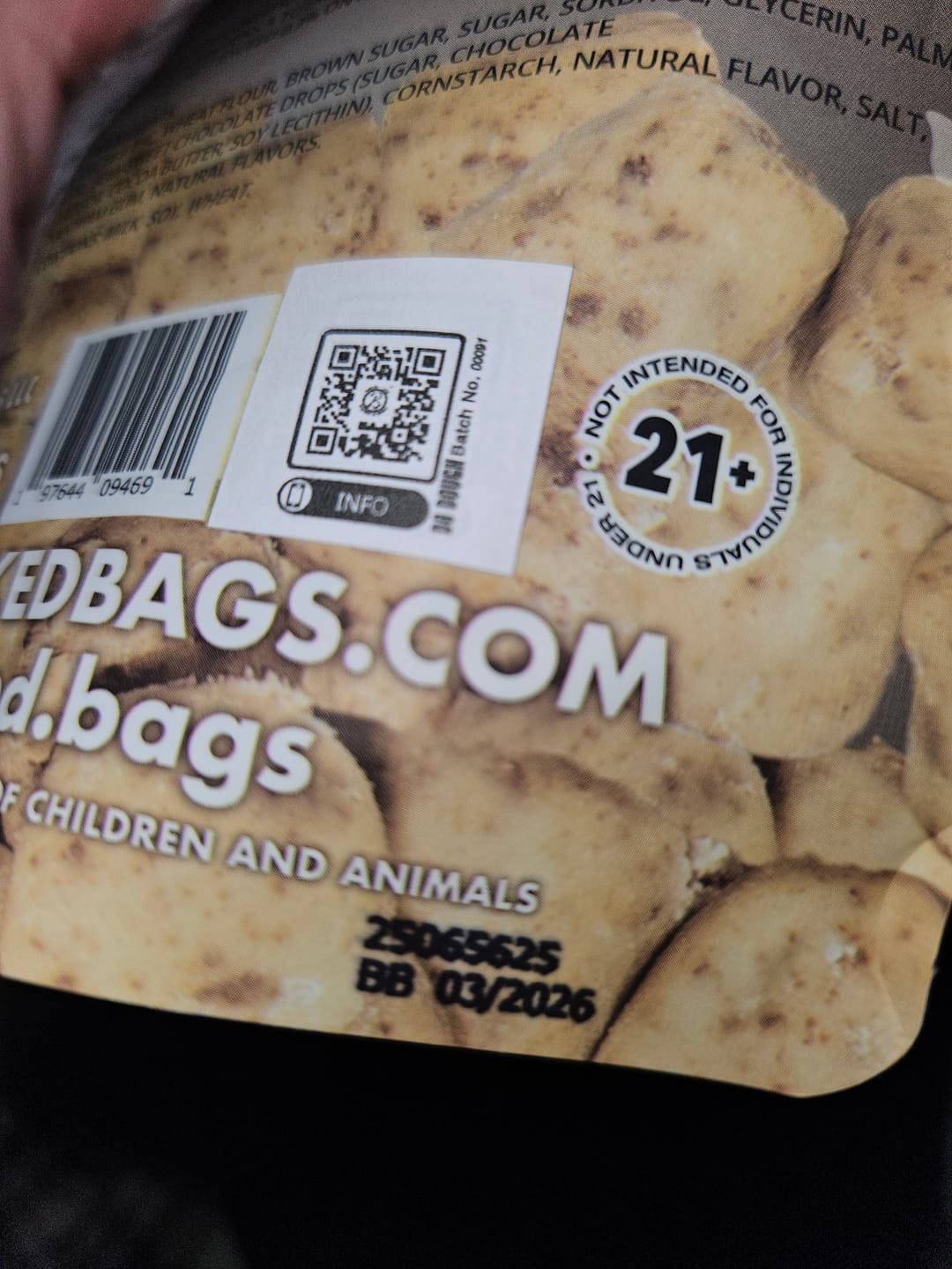 Customer photo review of DOPE DOUGH - COOKIES & CREAM