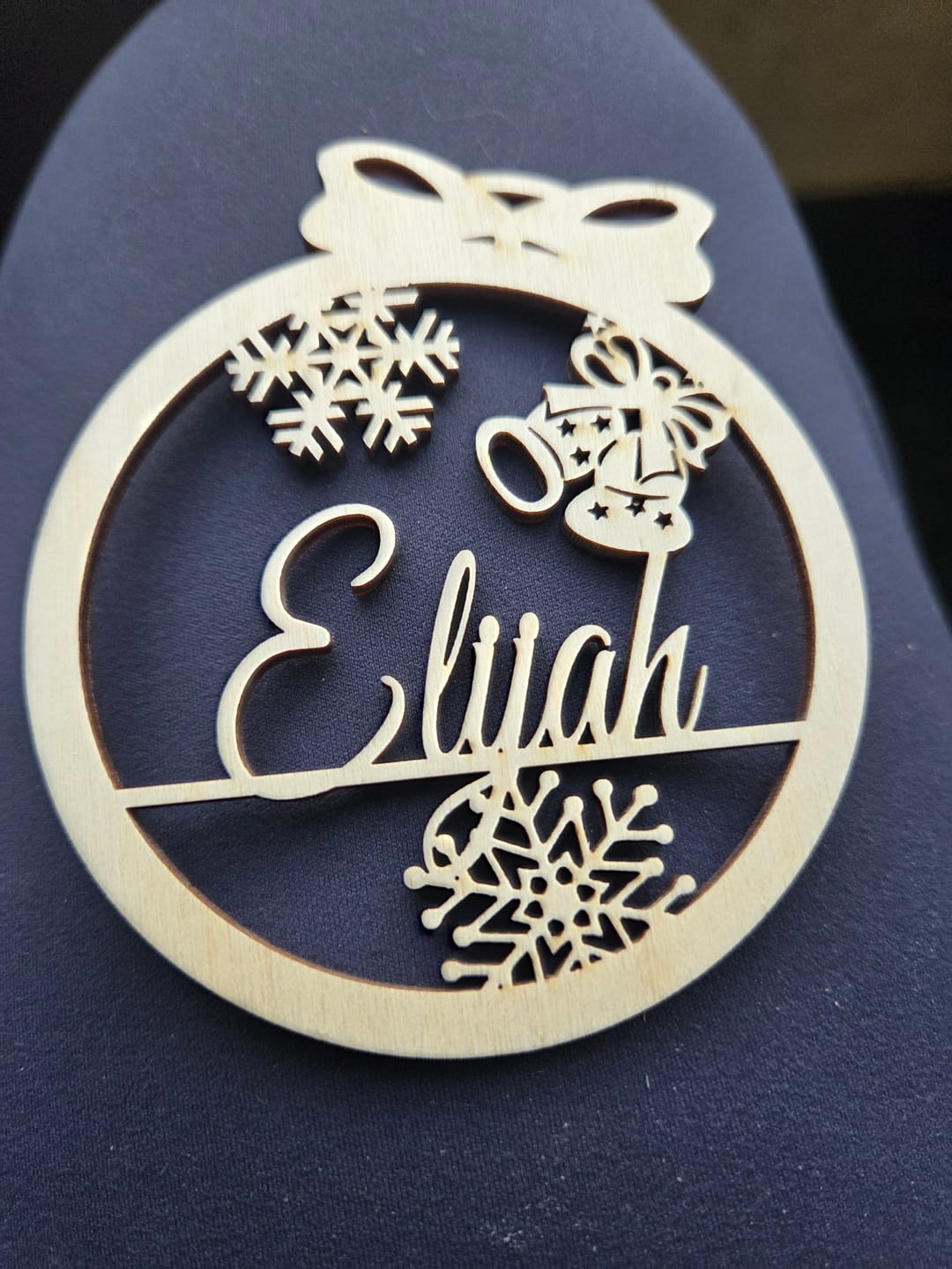 Customer photo review of Personalized Christmas Ornaments