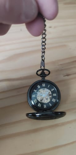 Customer photo review of Montre Gousset Ancienne Noir