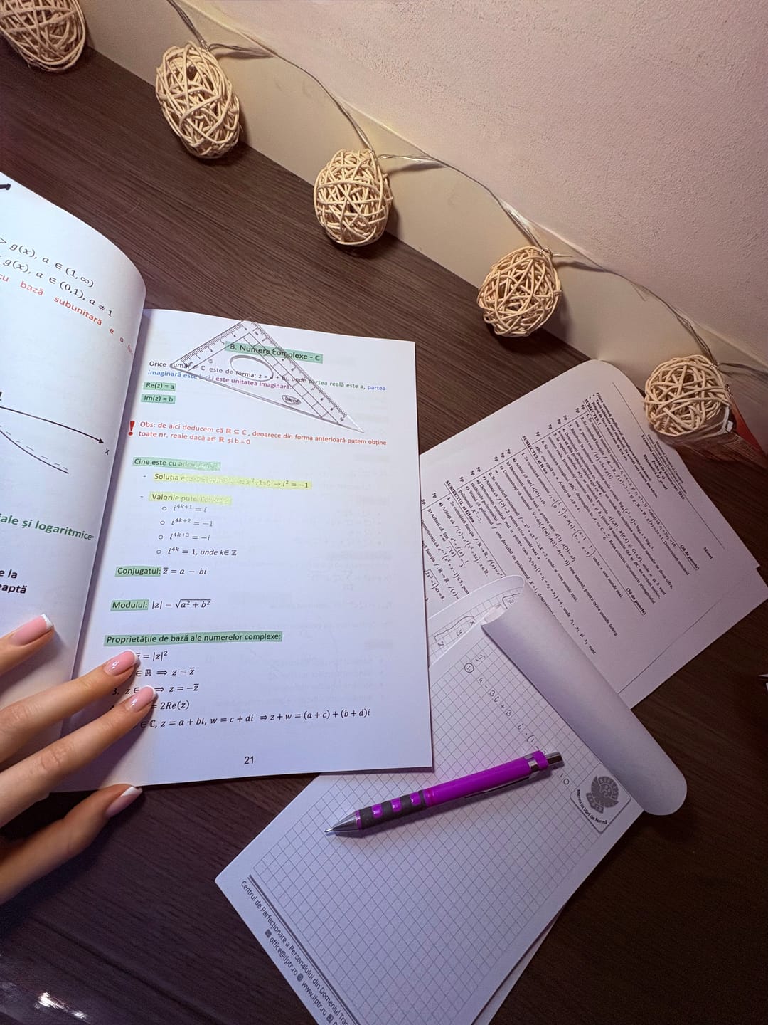 Customer photo review of Carte Matematică Bacalaureat (M1, M2, M3, M4) Bacademia