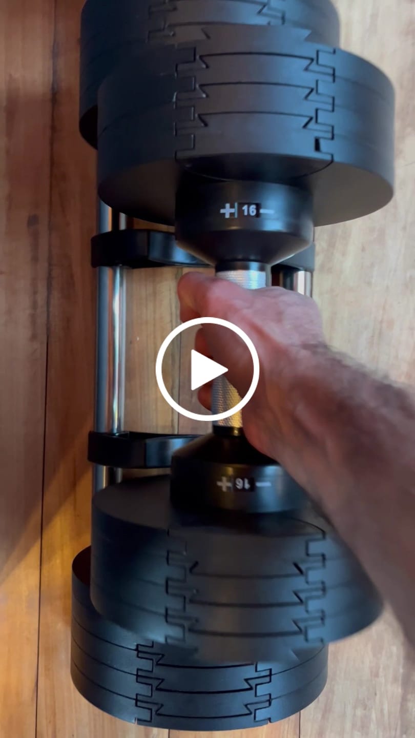 Customer video review of Mancuerna Ajustable 36 kg IRONSIDE Block
