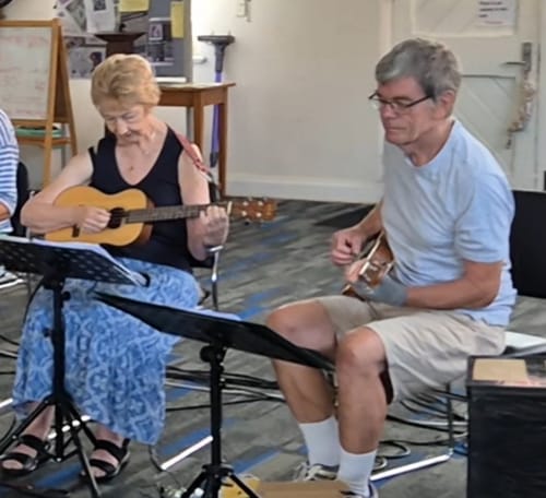 Customer photo review of TK-20CE Tenor Electric Acoustic Ukulele Ohana Solid Mahogany Wood Top