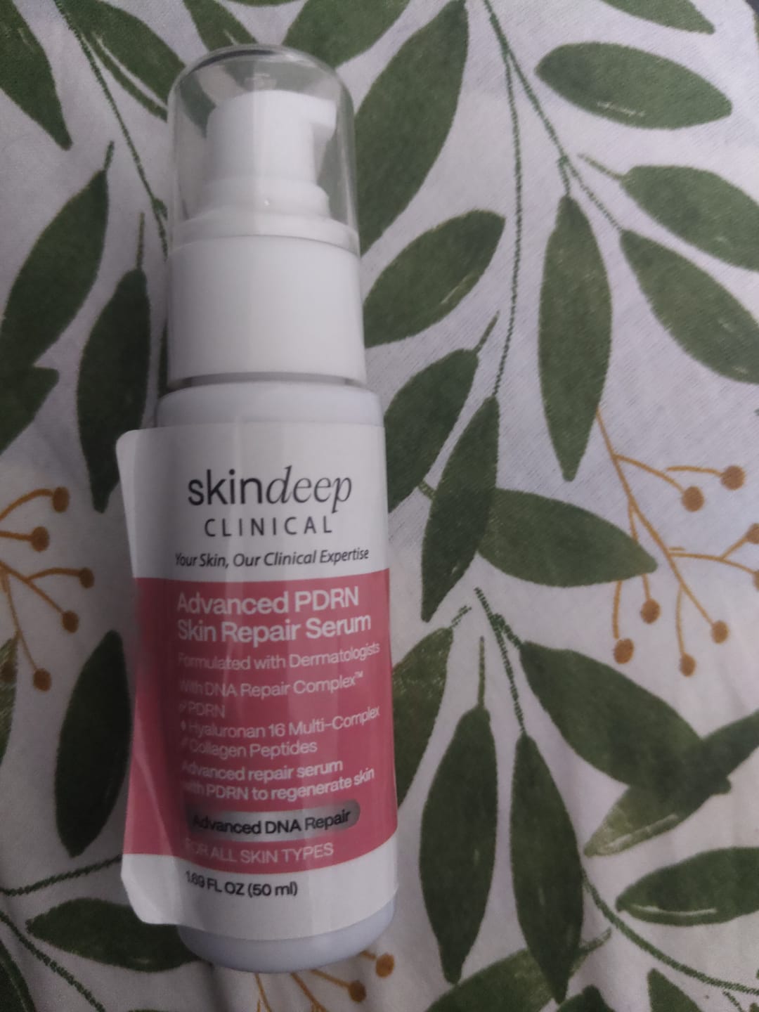 Customer photo review of Advanced PDRN Skin Repair Serum