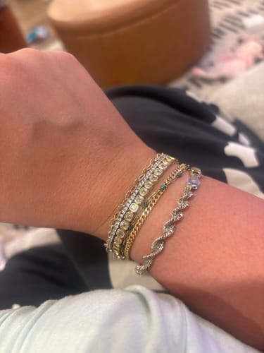 Customer photo review of gabi curb bracelet