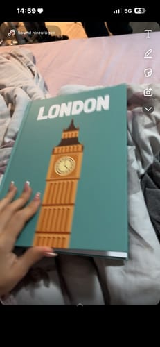Customer photo review of Custom Travel Book