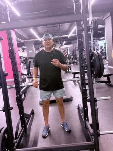 Customer photo review of Core-Vent Liner Shorts 2.0 - Light Blue