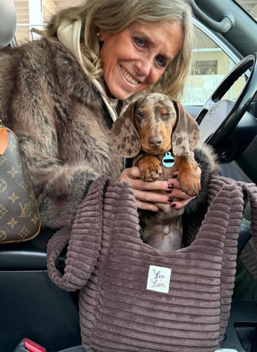 Customer photo review of Rivestimento interno Bouclé per borsa