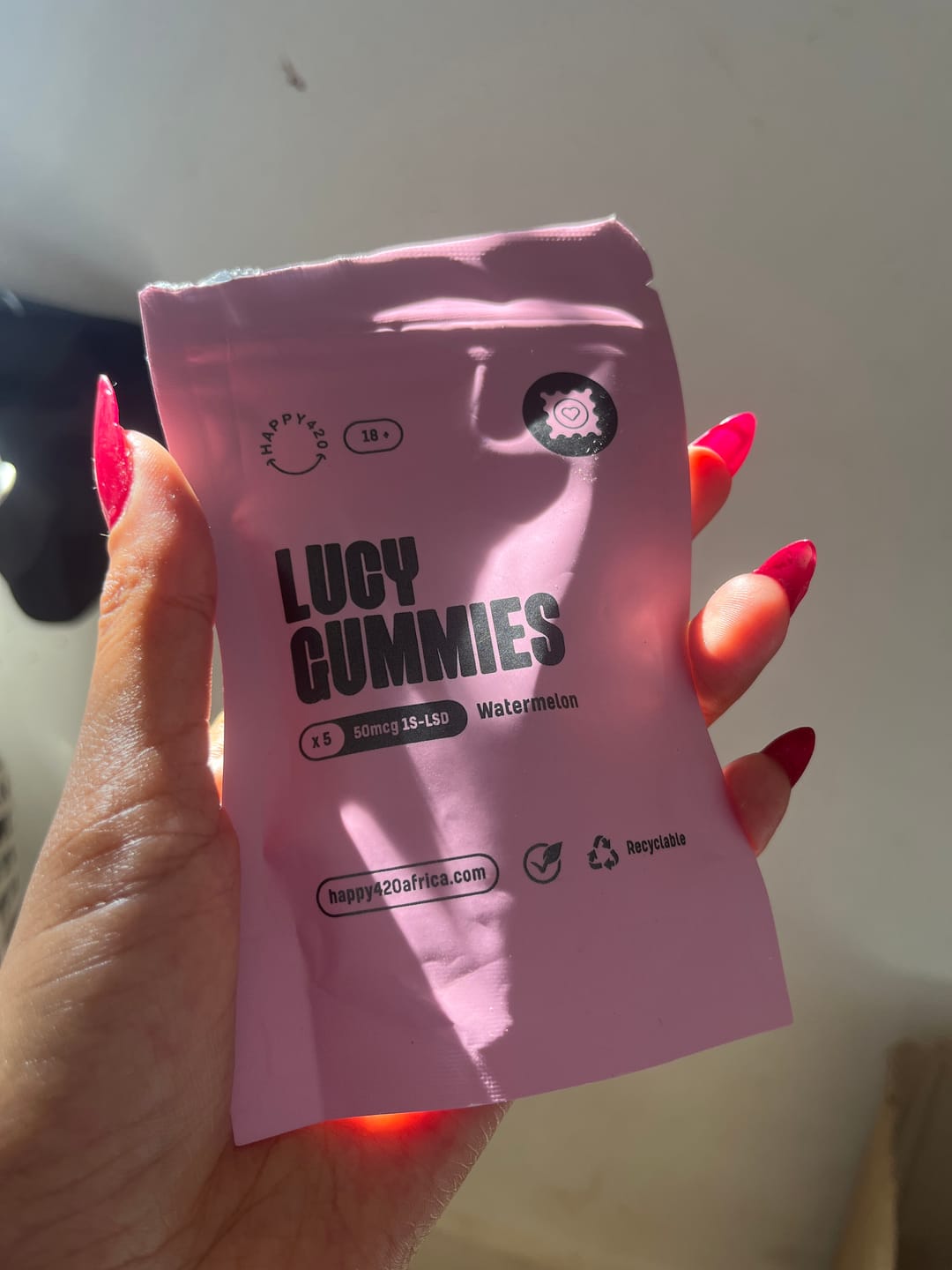 Customer photo review of Lucy Gummies - Watermelon