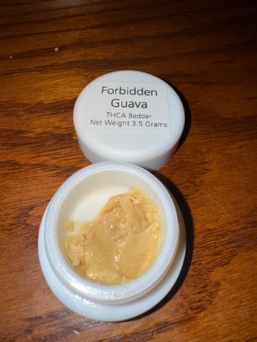 Customer photo review of Forbidden Guava | THCA Badder