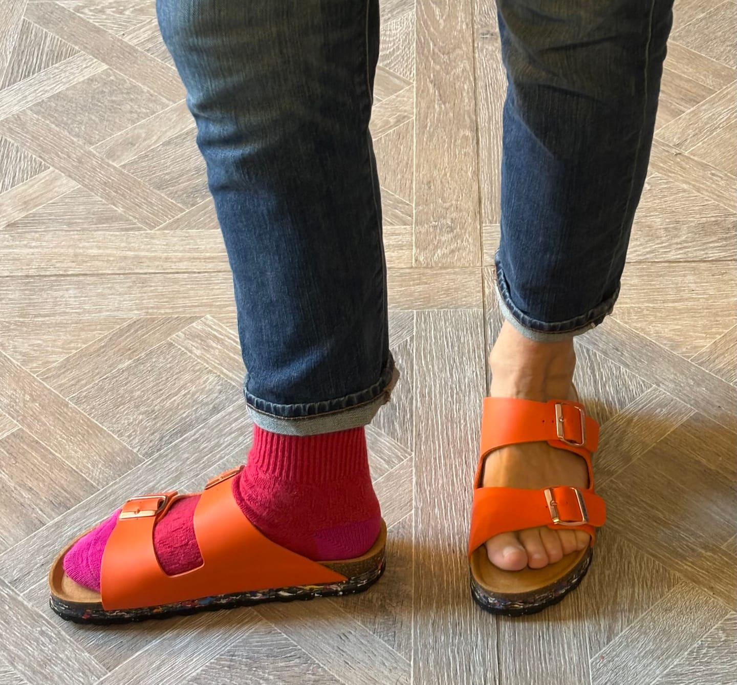 Customer photo review of TROPIC | Sandal Orange