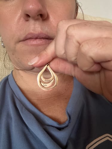 Customer photo review of Necklace: Celestial