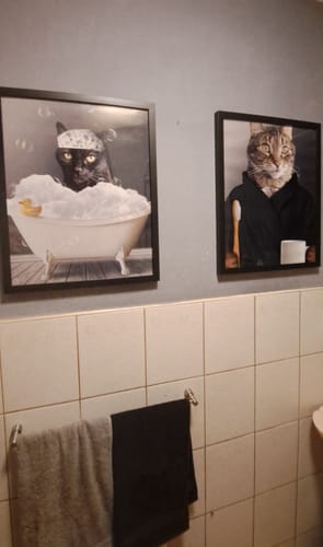 Customer photo review of Fun in the tub - Personalised Poster