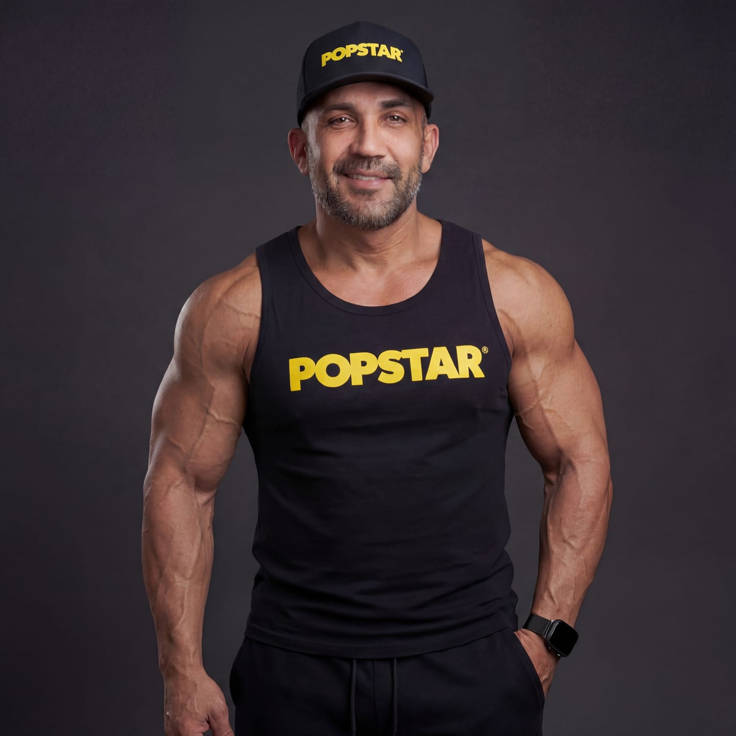 Customer photo review of Popstar Tank Top - Yellow Logo