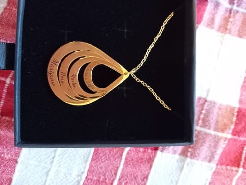 Customer photo review of Necklace: Celestial