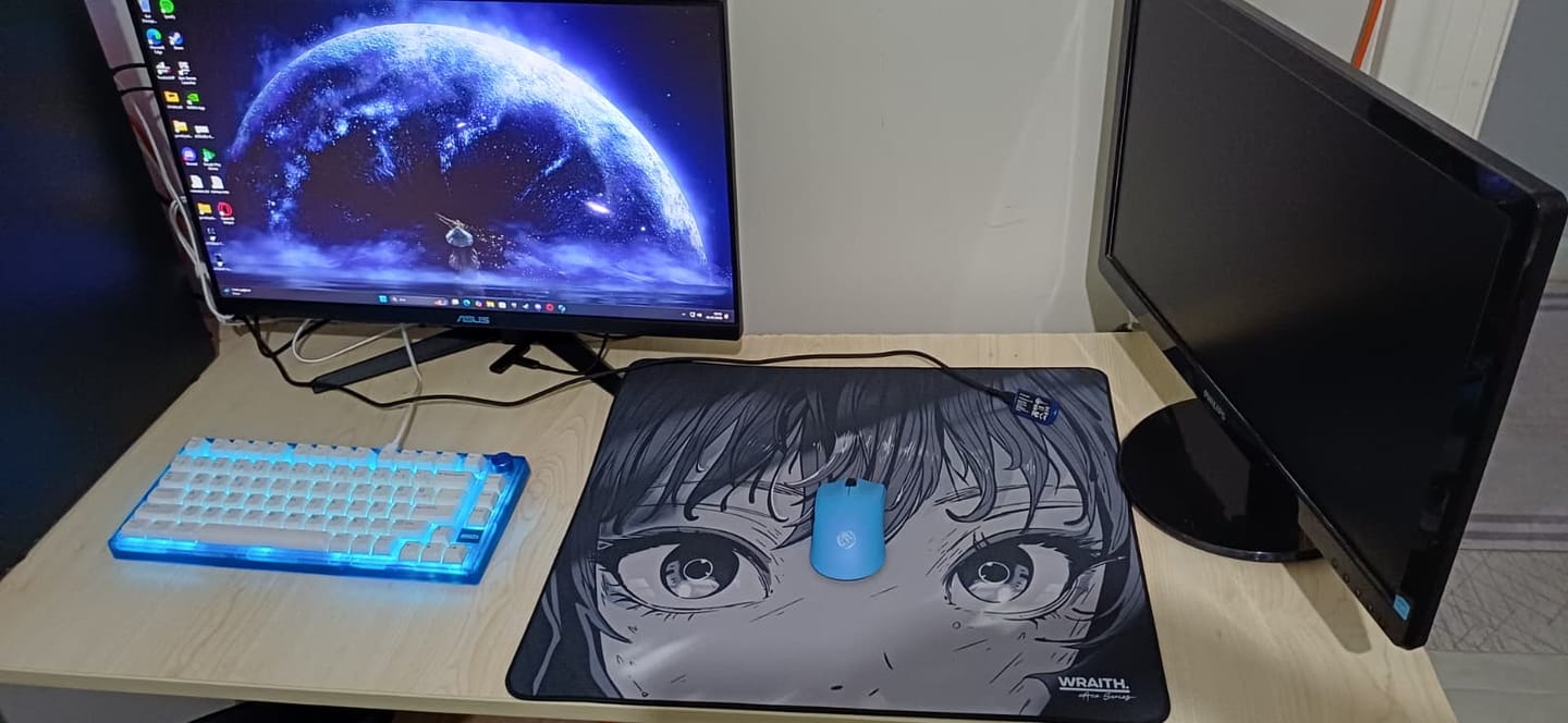 Customer photo review of Wraith Ace Series [Glimpse] Limited Edition Poron Mousepad