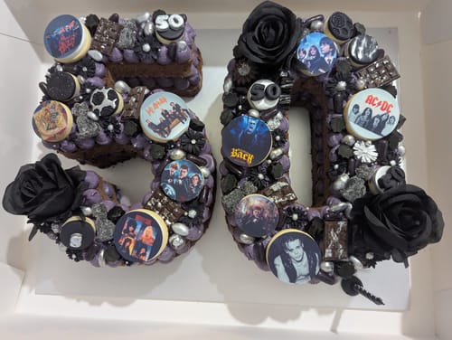 Customer photo review of 15 x 5 cm Pre-cut Standard Cupcake Custom Edible Icing Images