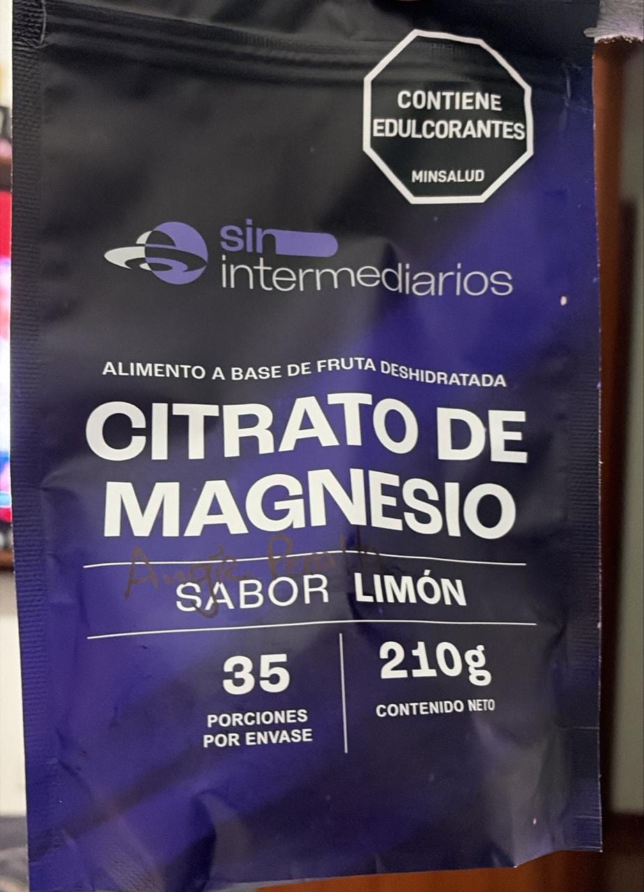 Customer photo review of Citrato de Magnesio - Sabor Limón