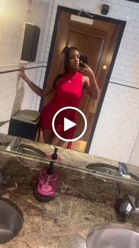 Customer video review of Rouge Desire Dress