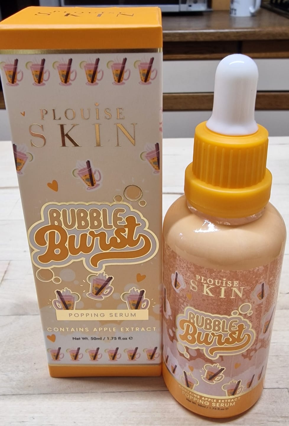 Customer photo review of P.Louise Bubble Burst Hydrating Popping Serum