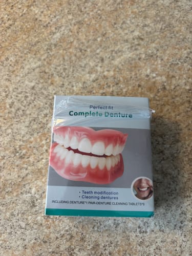 Customer photo review of 🦷  Fit Full Functional DenturesMake you more confident-Made in the USA & FDA-Certified